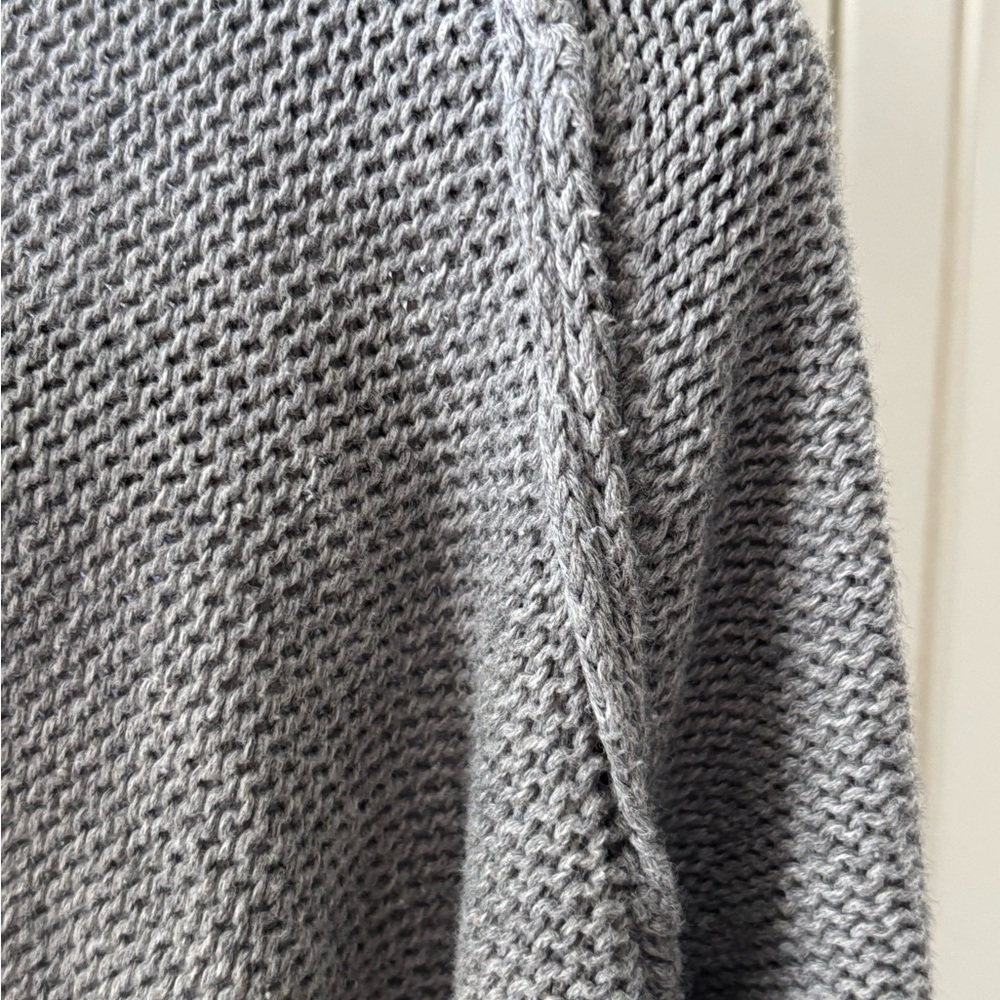 CAbi Gray Fringe Open Cardigan‎ - Picture 9 of 10